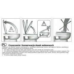 CERSANIT KASKADA DESKA MKW DUROPLASTOWA WOLNOOPADAJĄCA