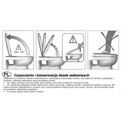 CERSANIT TRENTO DESKA SEDESOWA MKW WOLNOOPADAJĄCA DUROPLASTOWA