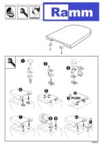 ROCA GAP DESKA SEDESOWA MKW WOLNOOPADAJĄCA DUROPLASTOWA WYPINANA