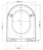 KOŁO APLAUZ DESKA SEDESOWA MKW DUROPLASTOWA ANTYBAKTERYJNA ZAMIENNIK