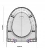 CERSANIT GALAXY DESKA SEDESOWA MKW WOLNOOPADAJĄCA DUROPLASTOWA ANTYBAKTERYJNA