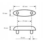 ODBOJNIKI DESKI SEDESOWEJ CERSANIT EKO