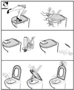 CERSANIT LARGA DESKA SEDESOWA MKW WOLNOOPADAJĄCA DUROPLASTOWA WYPINANA