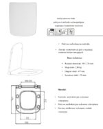 DESKA SEDESOWA DO GEBERIT SELNOVA SQUARE 500.336.01.1 ZAMIENNIK