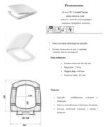 DESKA WOLNOOPADAJACA CERSANIT CARINA K98-0069 ORYGINALNA ANTYBAKTERYJNA