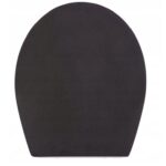 DESKA WC CZARNA WOLNOOPADAJĄCA DUROPLASTOWA DO CERAMIKI KOŁO LAVITA ROCA CERSANIT MITO