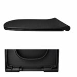 DESKA WOLNOOPADAJĄCA CZARNA MATOWA DO ROCA GAP DUROPLASTOWA ANTYBAKTERYJNA