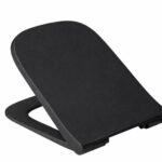 DESKA WOLNOOPADAJĄCA CZARNA MATOWA DO ROCA GAP DUROPLASTOWA ANTYBAKTERYJNA