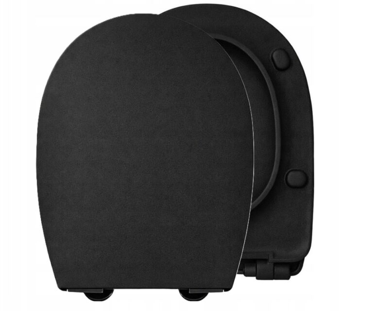 DESKA SEDESOWA WOLNOOPADAJACA DO CERAMIKI CZARNY MAT