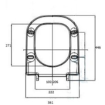 GROHE EURO CERAMIC DESKA SEDESOWA MKW WOLNOOPADAJĄCA DUROPLASTOWA - obrazek 10
