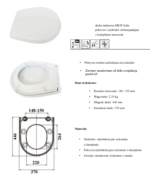 CERSANIT MARKET DESKA SEDESOWA WOLNOOPADAJĄCA MKW DUROPLASTOWA - obrazek 6